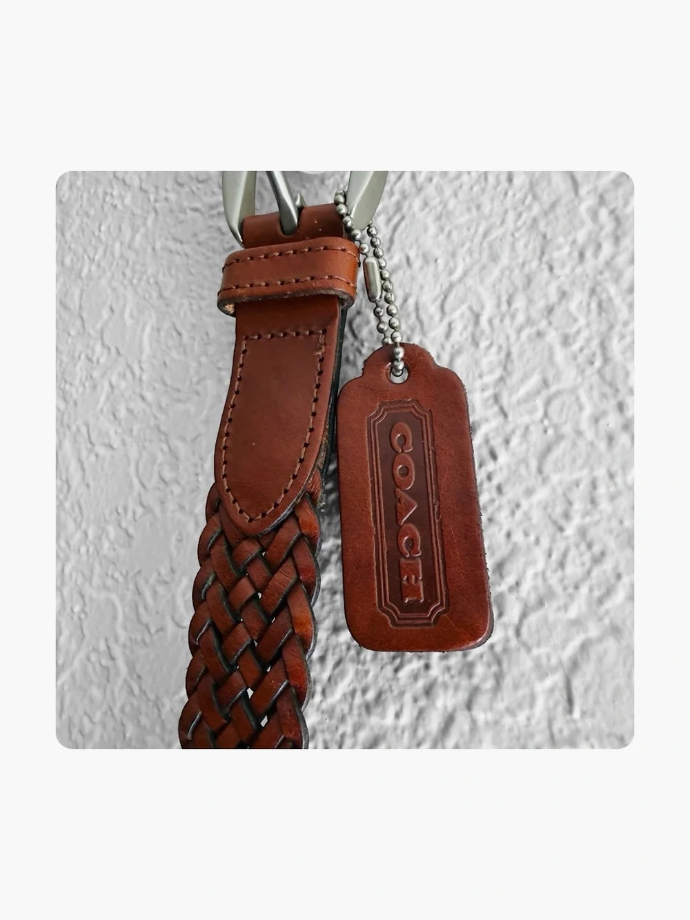 ★ Coach NWT Women’s Harness Buckle Bohemian Seasonal Staple Belt - Brown ★